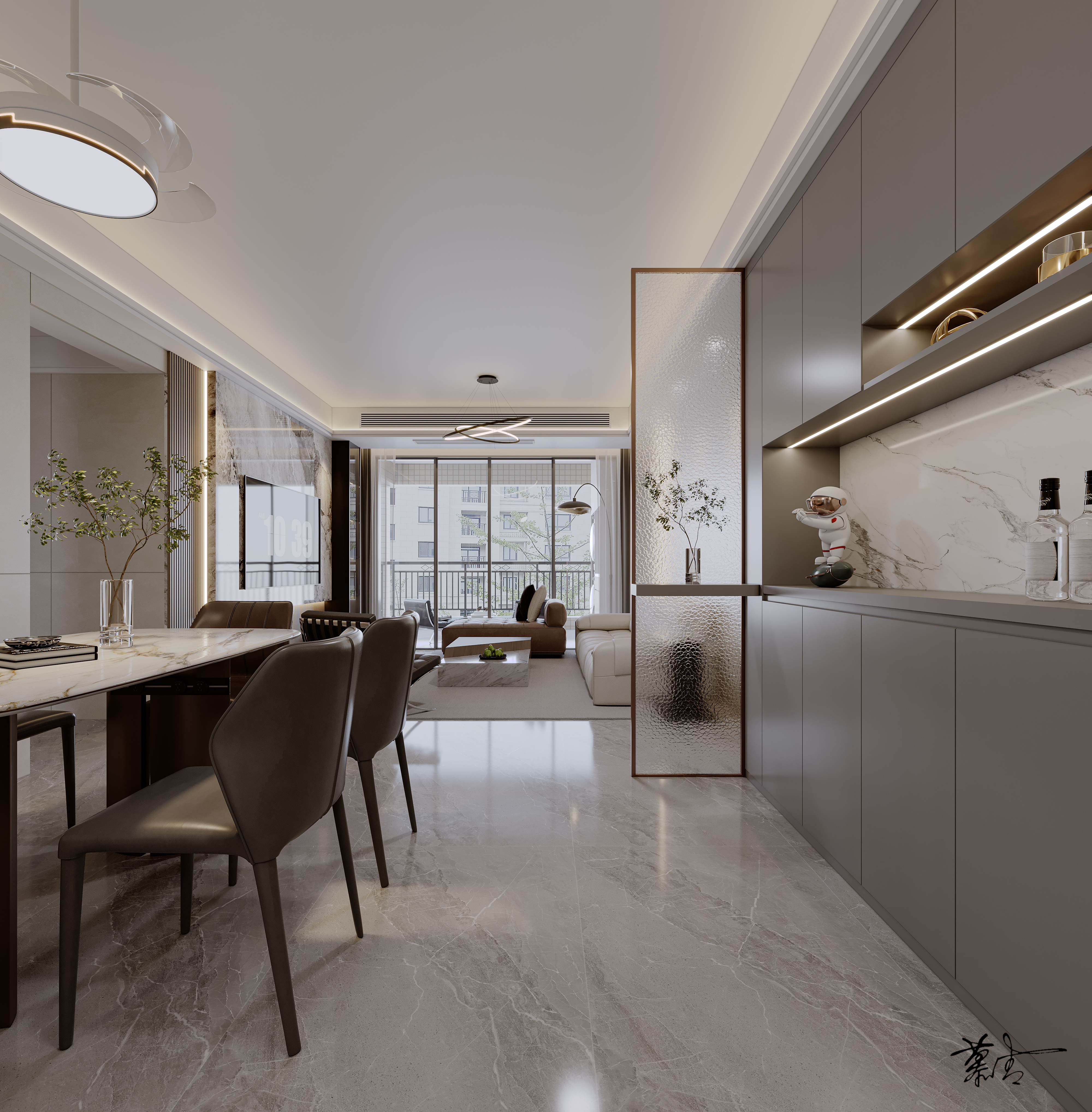 现代轻奢美学，演绎空间的非凡格调-3