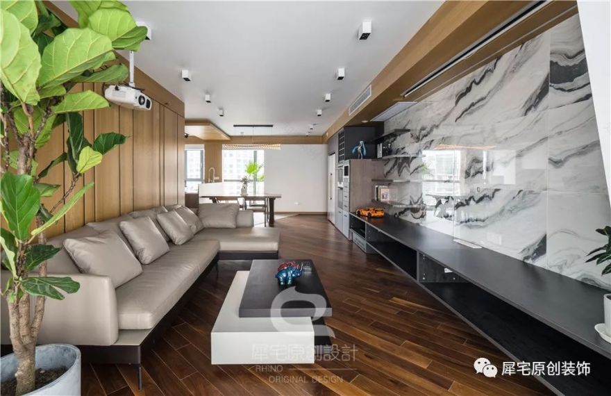 190 平五房改三房,极简台式风打造舒适大空间-15