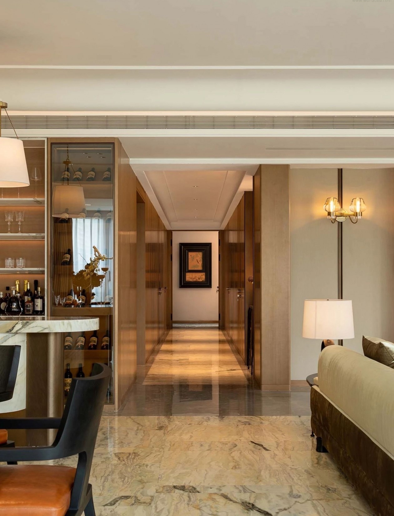 万境设计 |  台州黄岩蓝城明庐平墅样板房290㎡-11