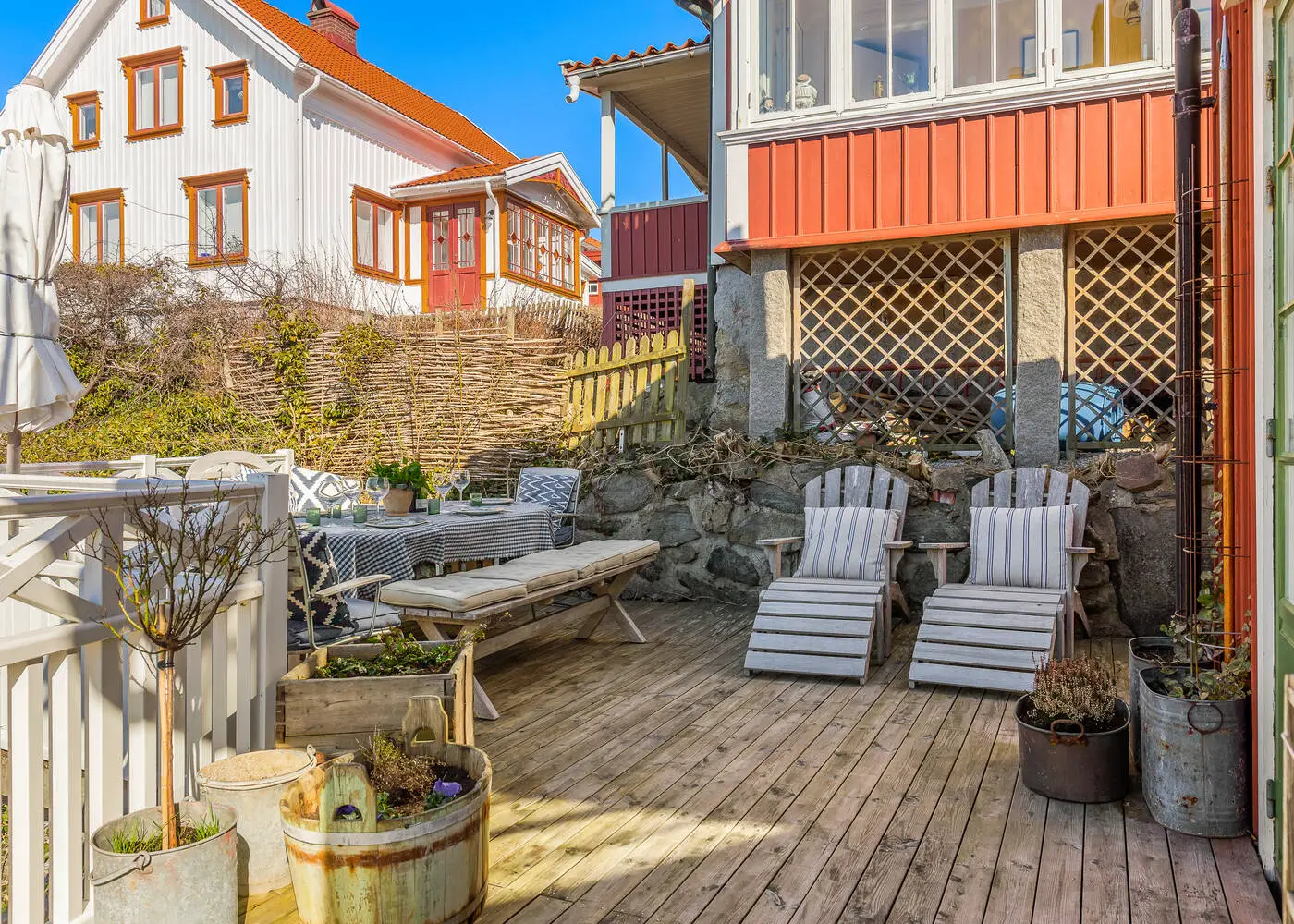 "瑞典 Mollösund 小镇，57m2 红色小木屋的温馨魅力"-18