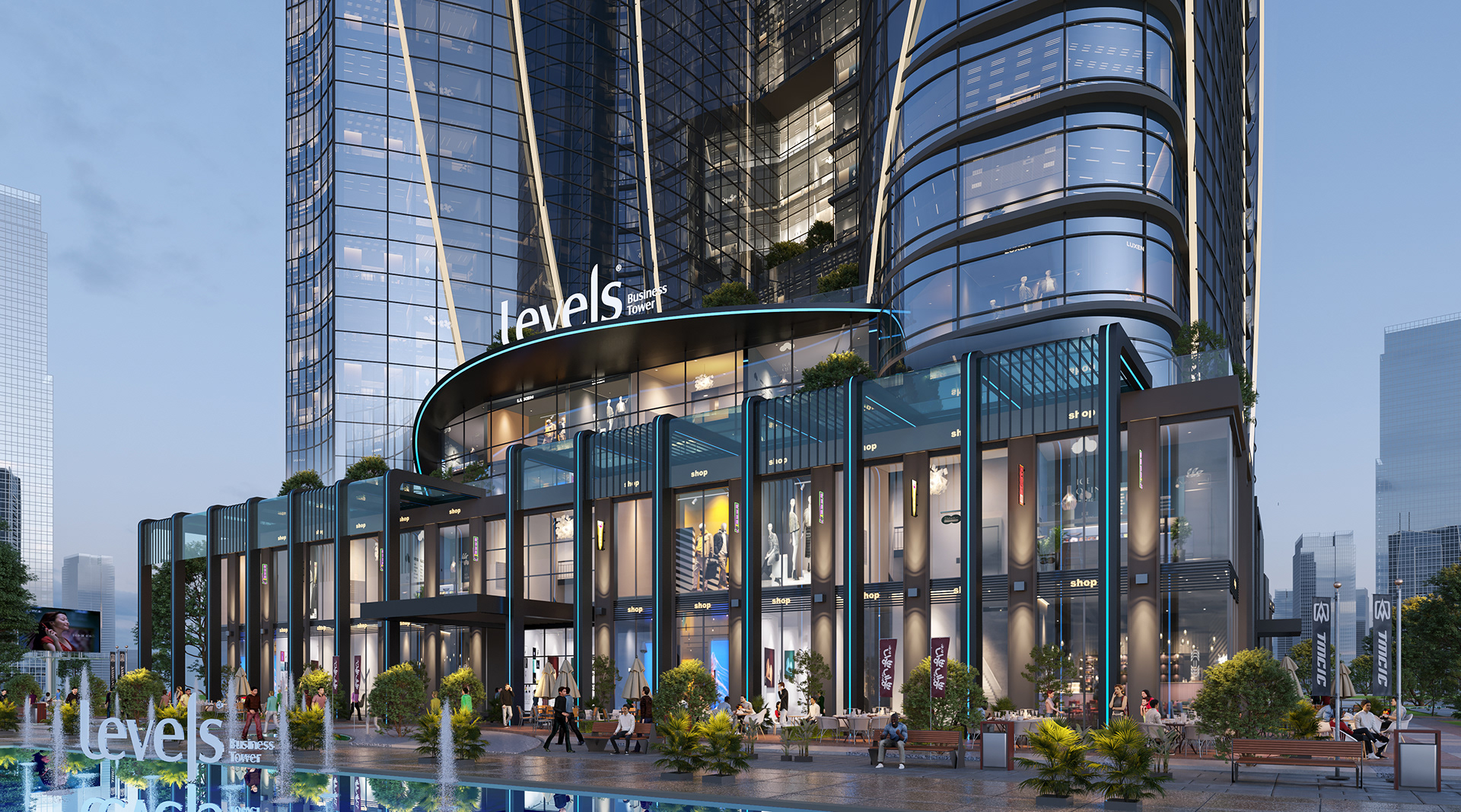 水平塔或层级塔丨埃及丨Urbanlanes Developments-10