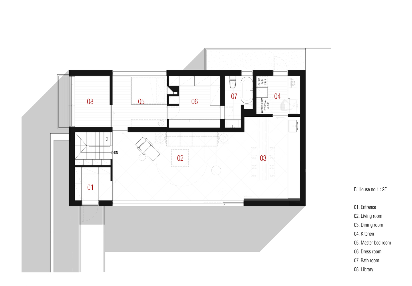 双家庭住宅的极简与古典之美-75