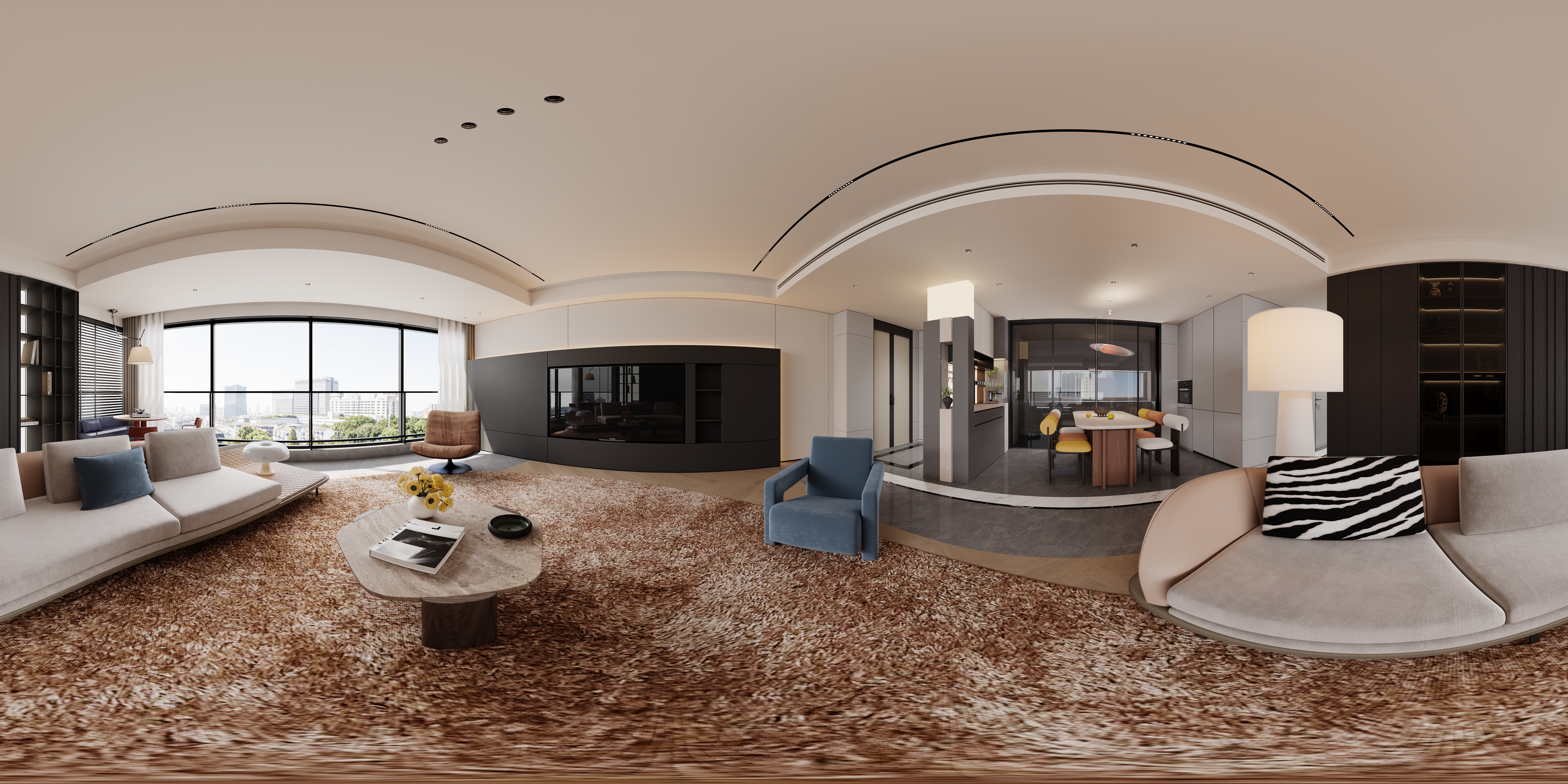 新作 意式轻奢客餐厅 精装房改造-18