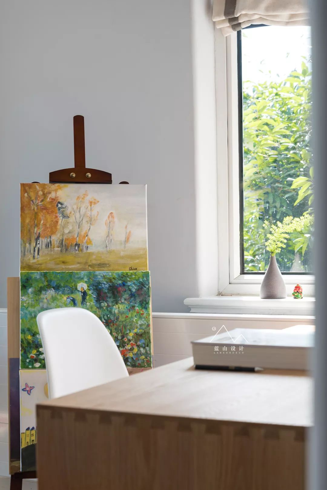 旧别墅新生活 | 南山瞰景,色彩斑斓的改造设计-33