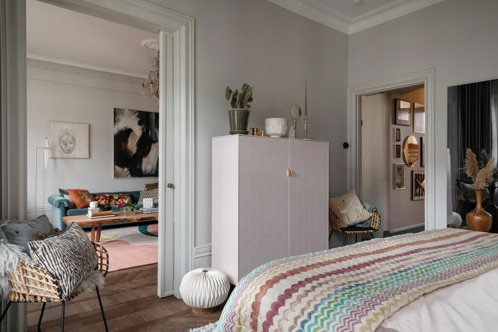 瑞典斯德哥尔摩公寓 | 经典与现代的完美融合-18