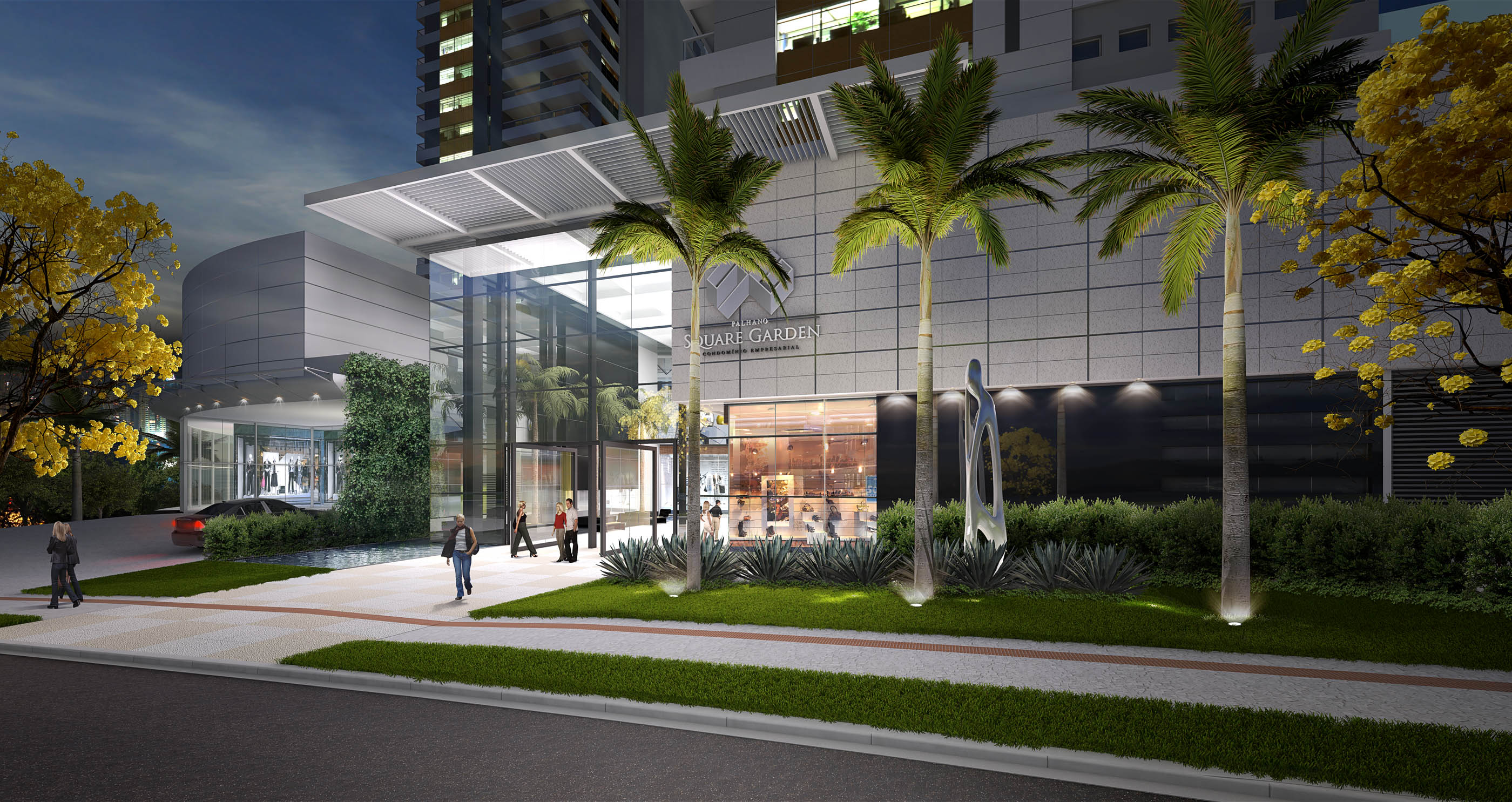 VECTRA Const. | Ed . Com. Palhano Square Garden-0