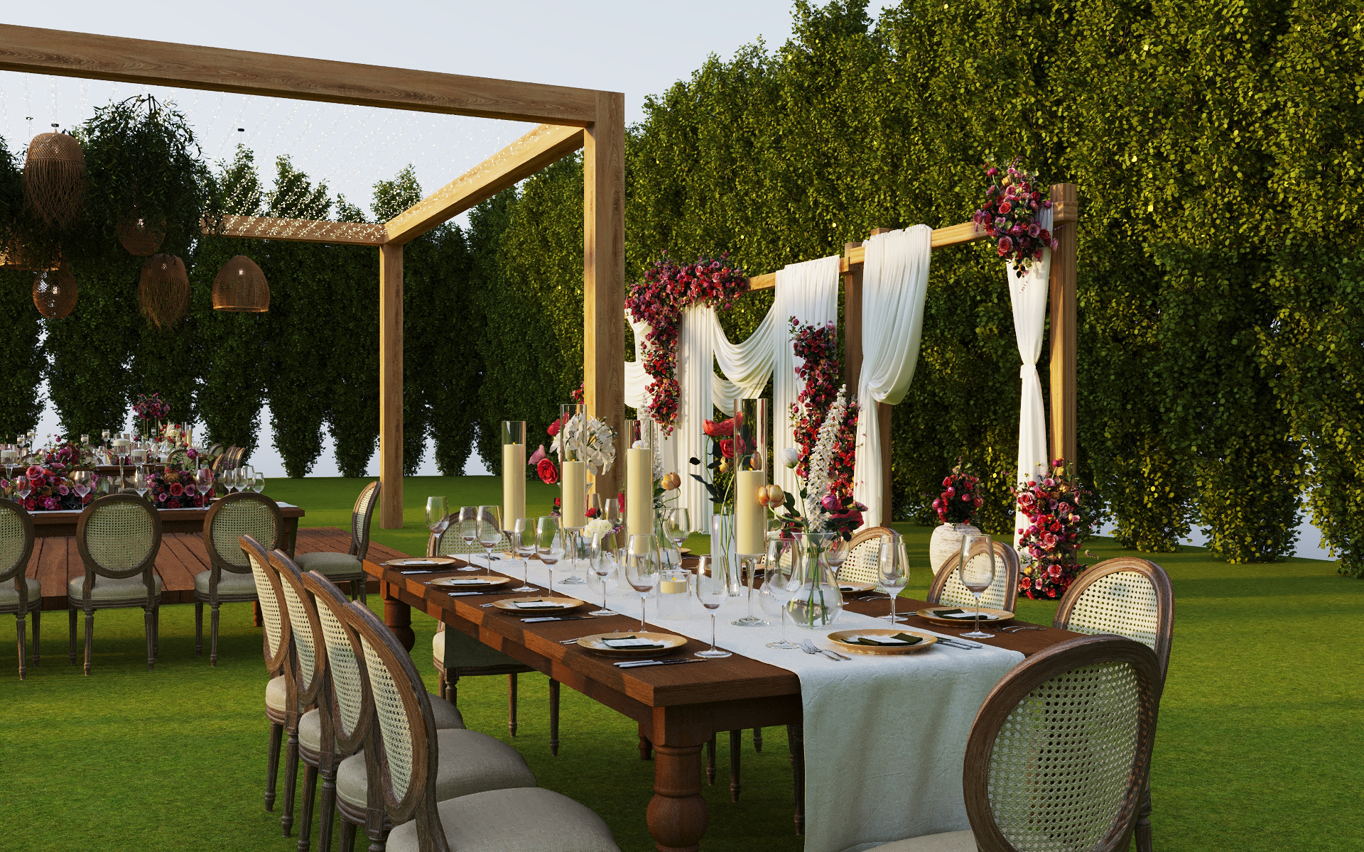 秘密花园-迪拜户外婚礼-4