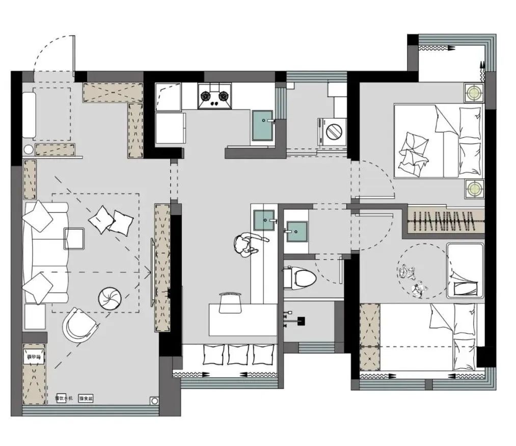 秋意浓 · 自然温馨的日式二手房改造丨中国成都丨壹二设计-54