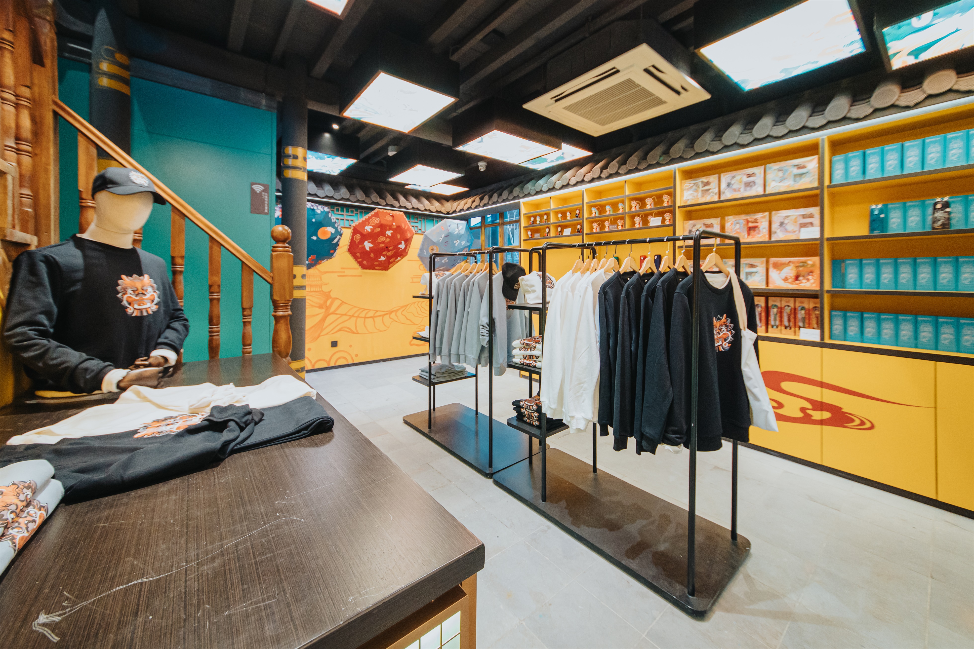 南通张謇故里小镇情景店铺塑造丨中国南通丨夏谷暑雨-15