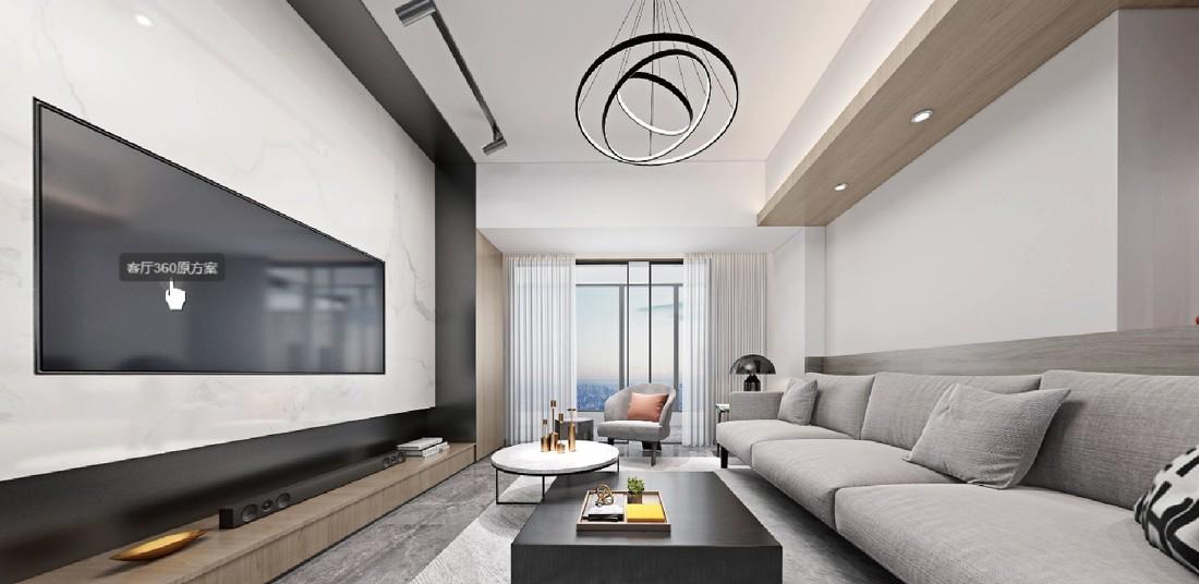 80平小户型现代简约港式风格·缤纷•纯真-10