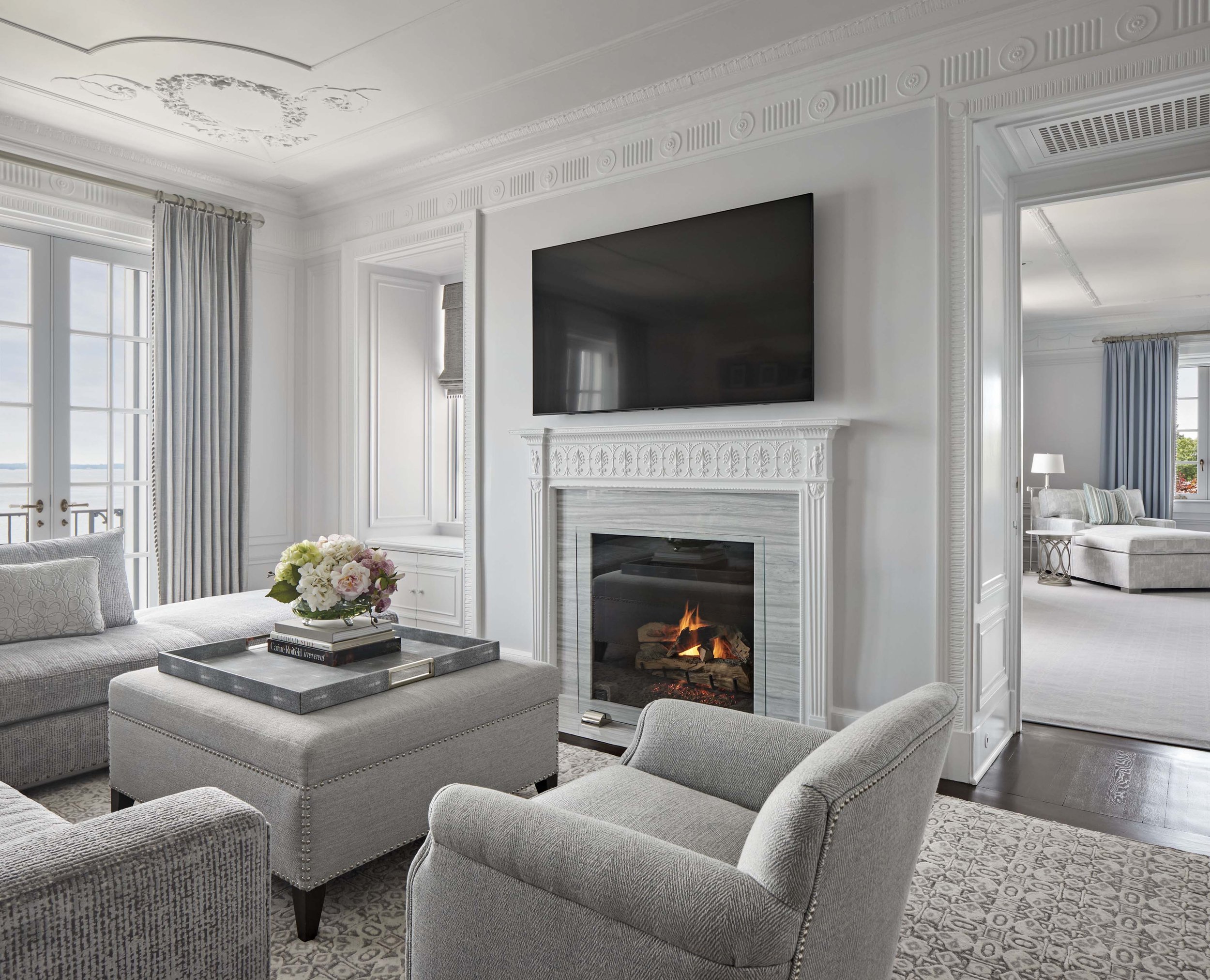 Waterfront Mediterranean Home — Charles Hilton Architects-21