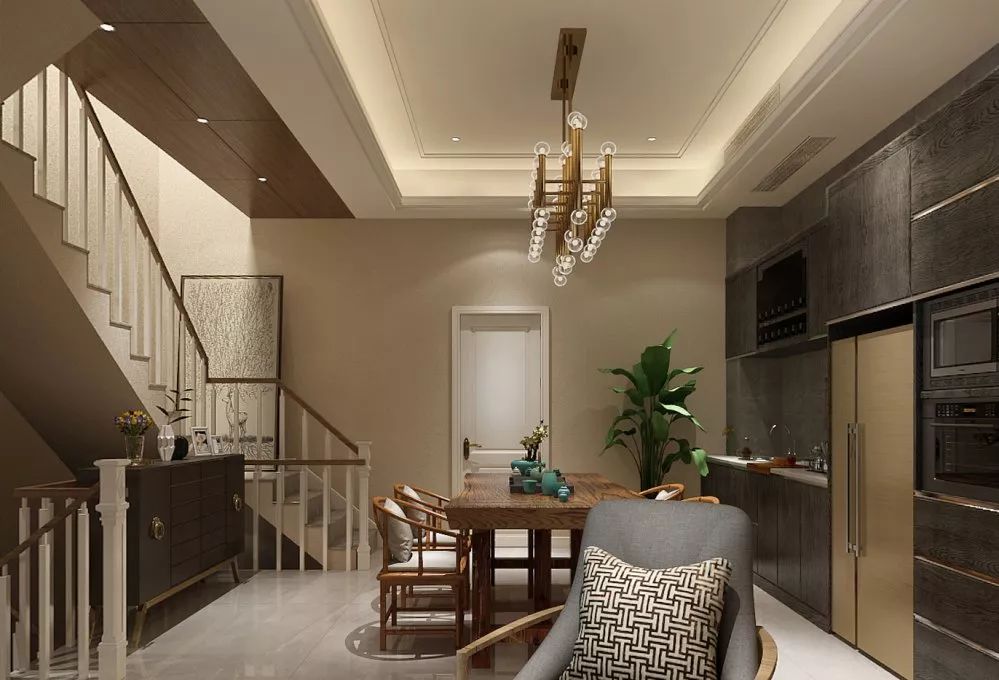 龙湖听蓝湾 144m²混搭复式,复古与现代的完美交融-11