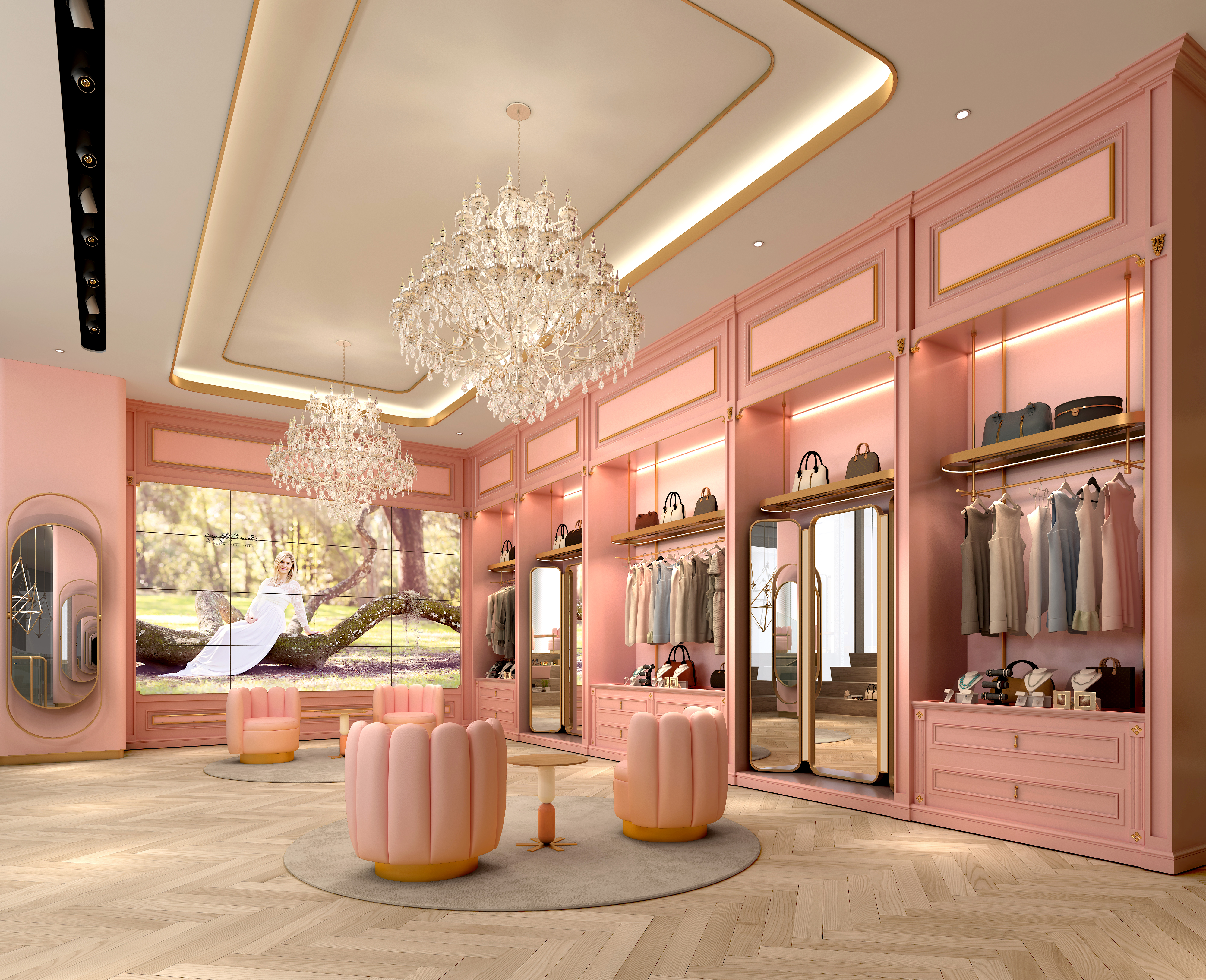 现代婚纱店设计-4