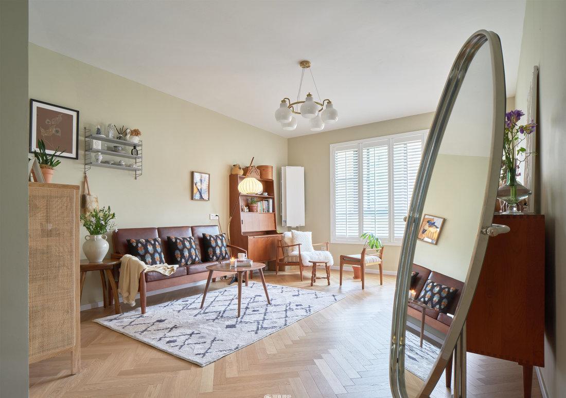 北欧中古风套间设计-2