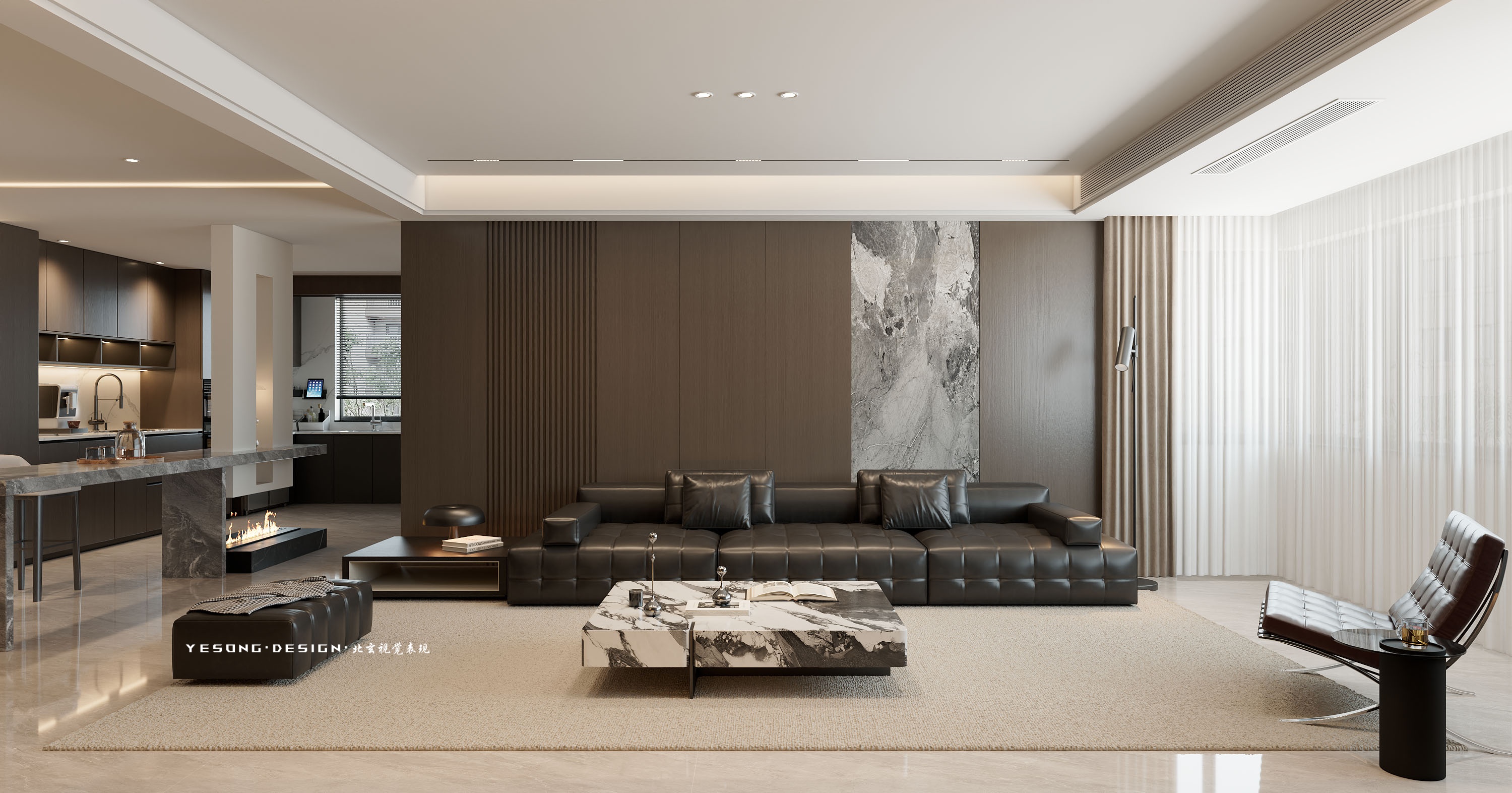 意式简约 | 以质感线条构筑空间美学的叙事-9