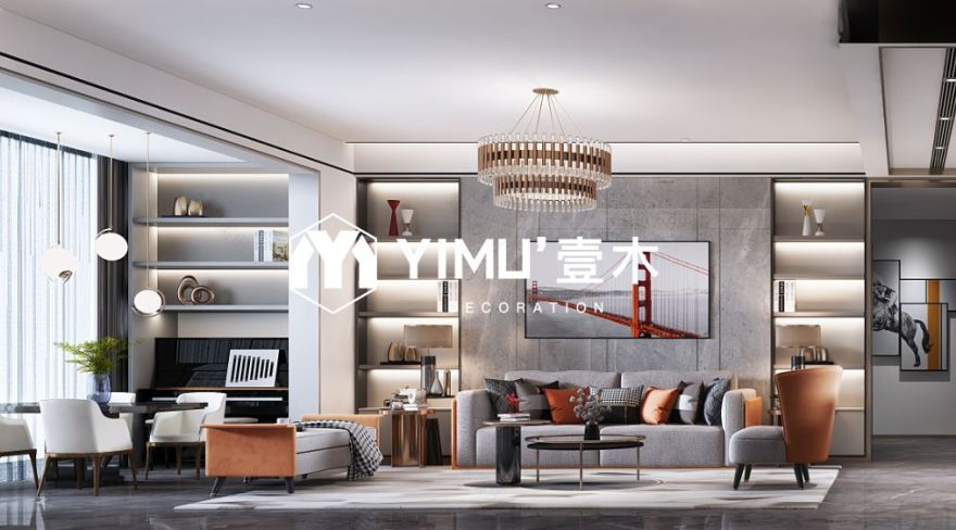 都市轻奢品味,壹木设计打造 161㎡四室现代家居-17