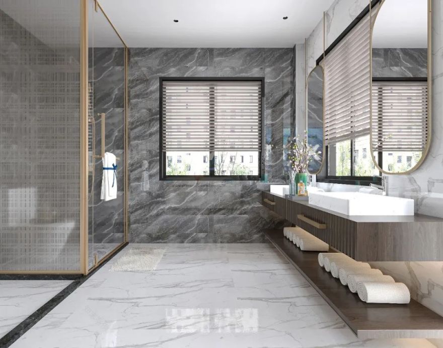 【一鸣设计案例 】918m²别墅大变身,用新中式焕发空间魅力,打造专属空间!-95