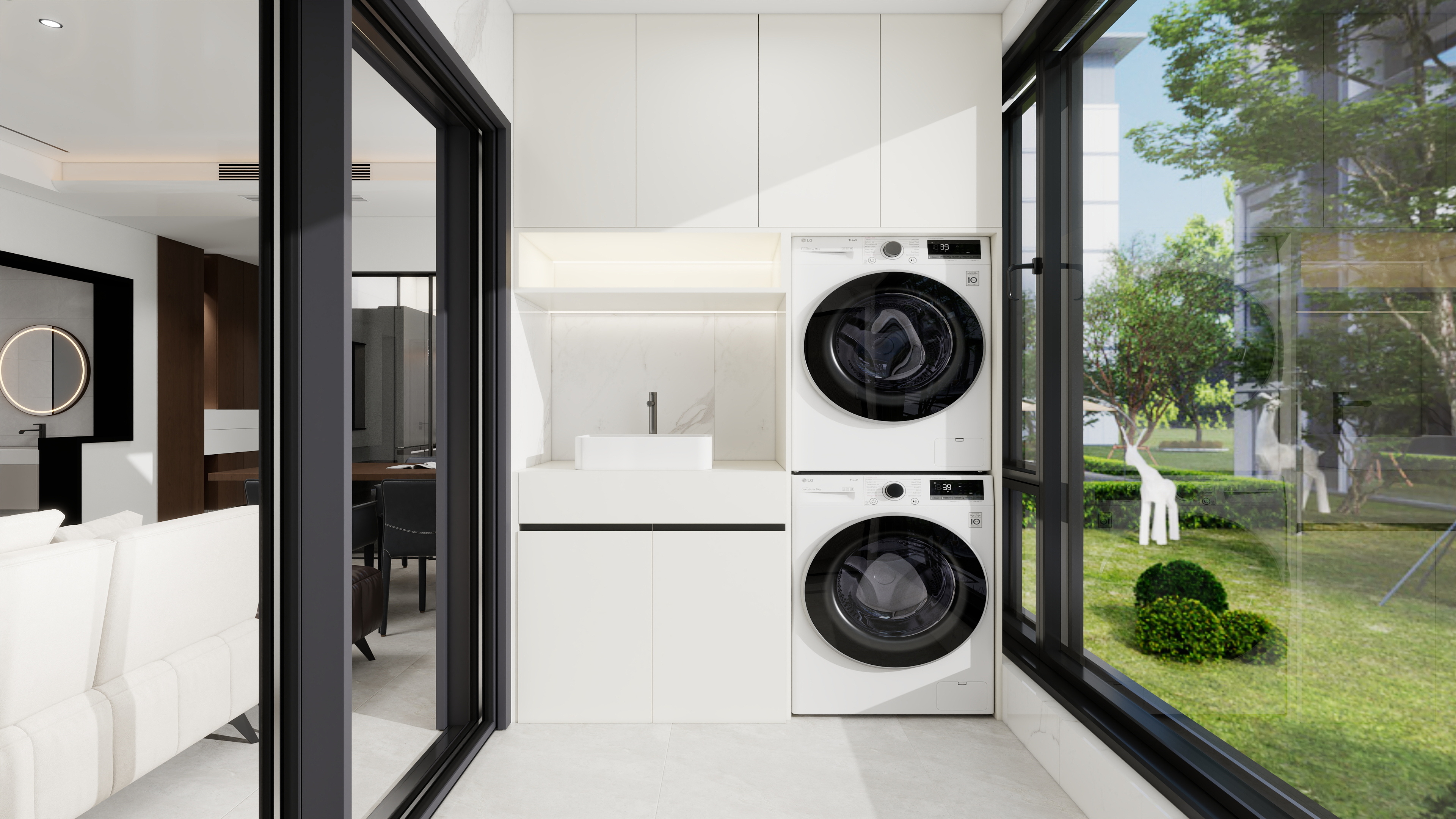 《黄埔·简居》98㎡现代简约实装案例丨中国广州丨广州市至雅设计装饰工程有限公司-47