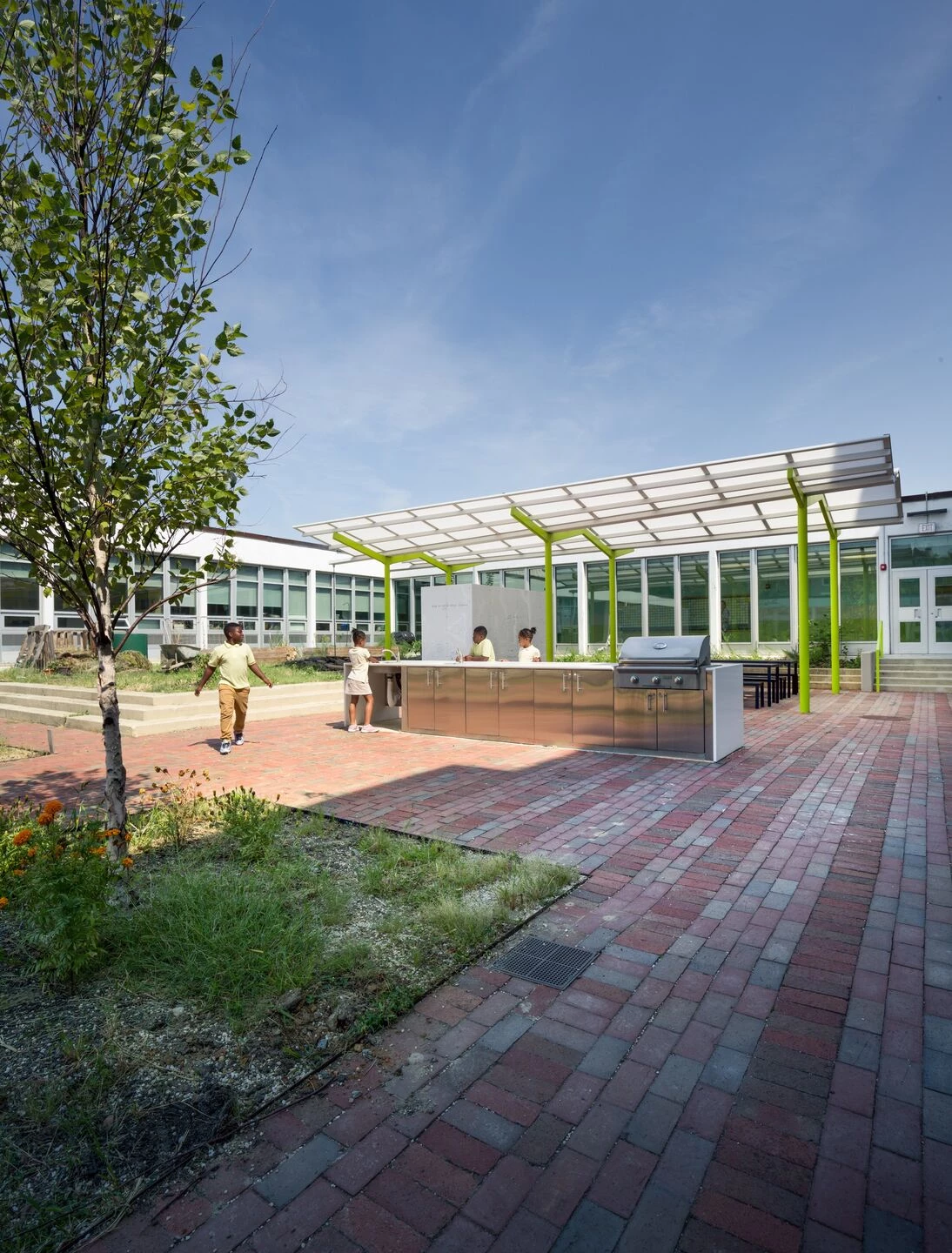 Tubman Elementary School Courtyard-13