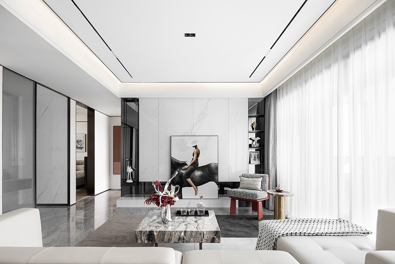 融创桃李序样板间丨飞视设计-4