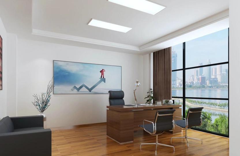 
办公室办公楼办公空间装饰设计装修 -6