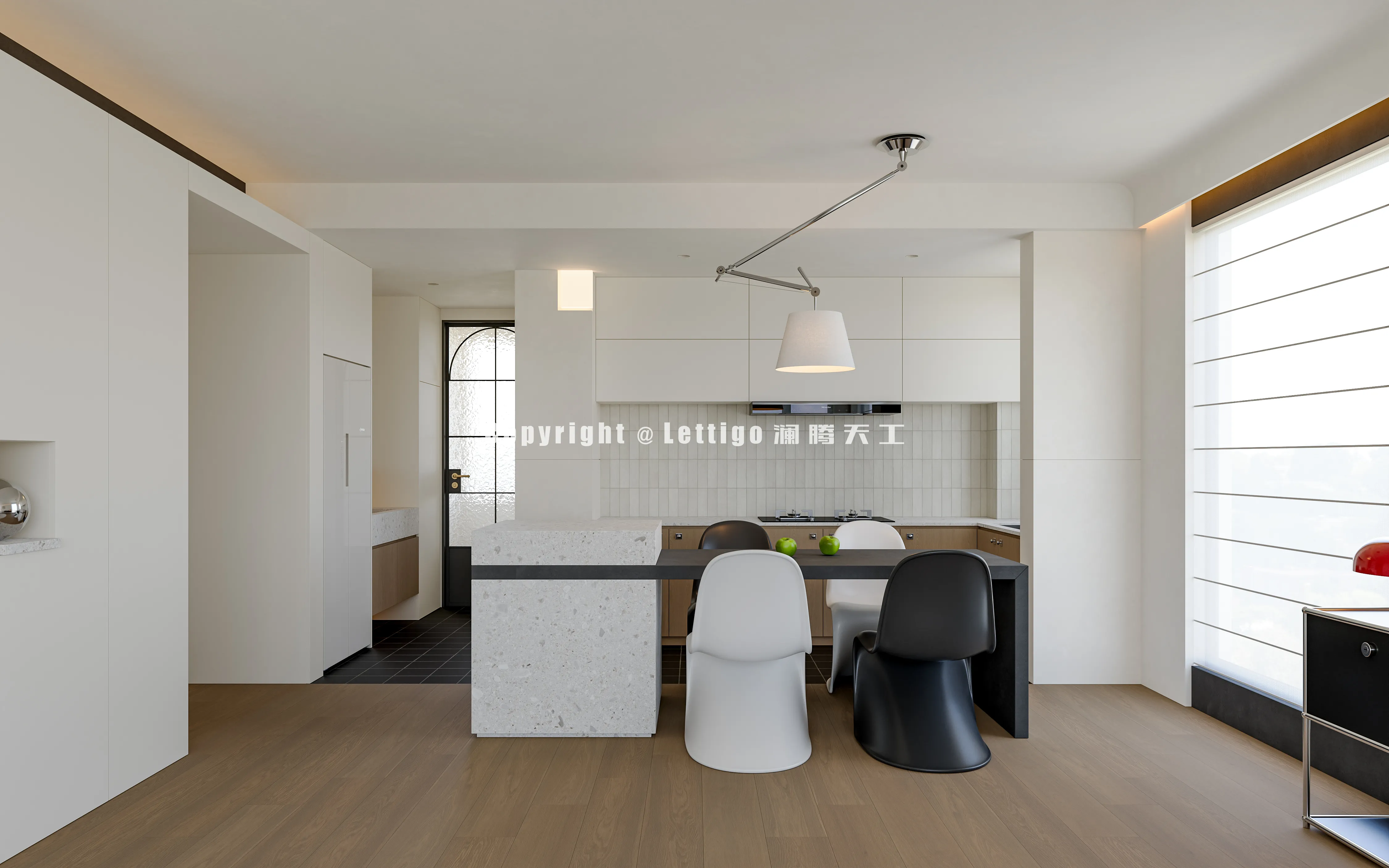 现代极简私宅，干净利落 ​-1