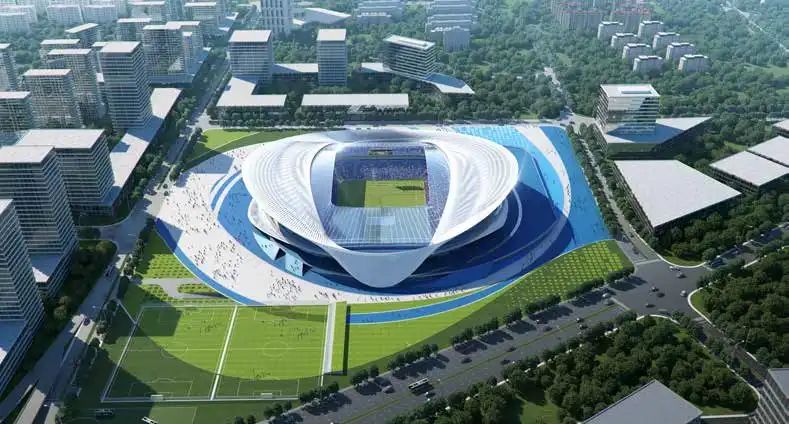 青岛亚洲杯足球场丨中国青岛丨北京市建筑设计研究院有限公司BSD设计所-0