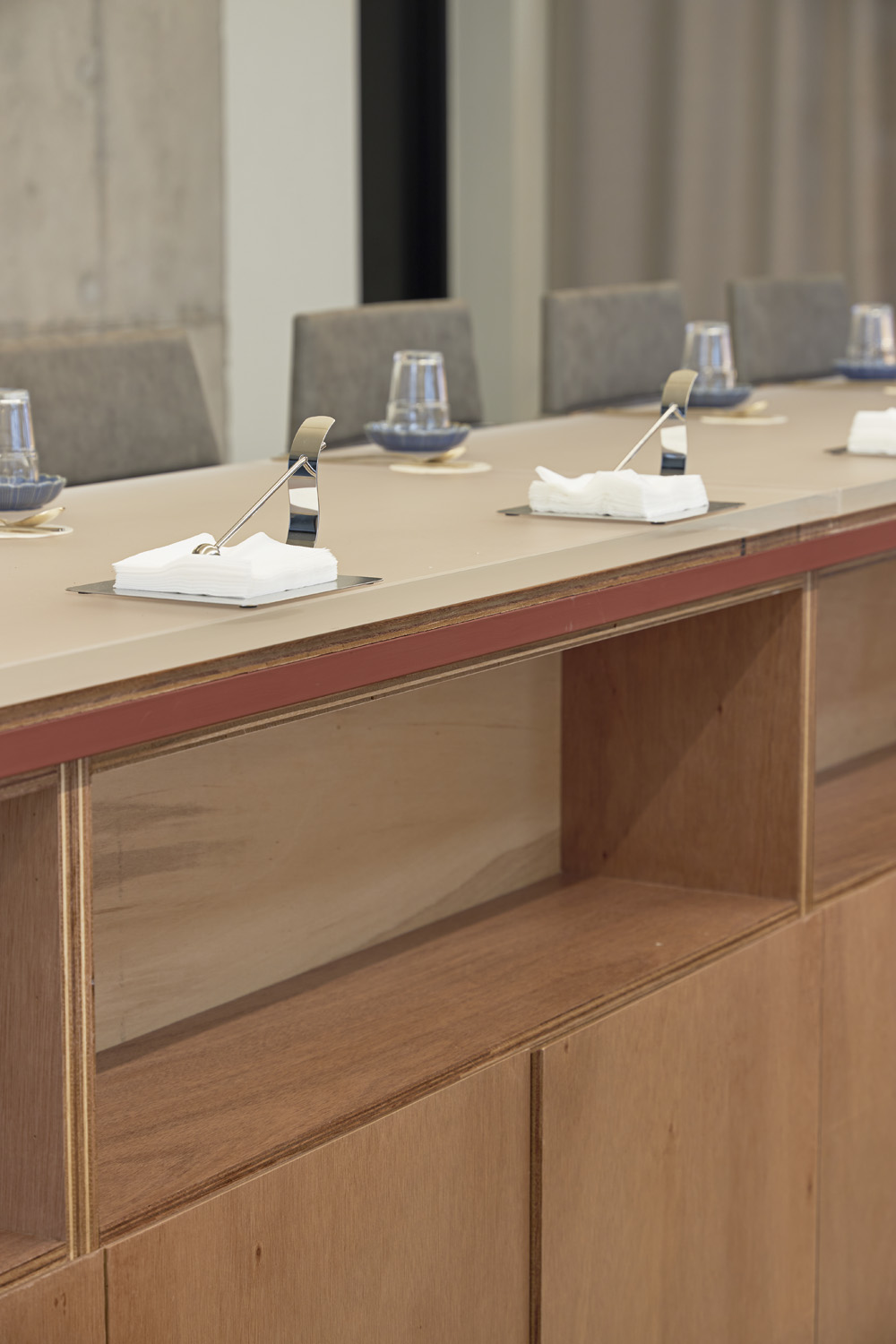 23 平米韩式餐厅，白色&木纹打造高级氛围-15