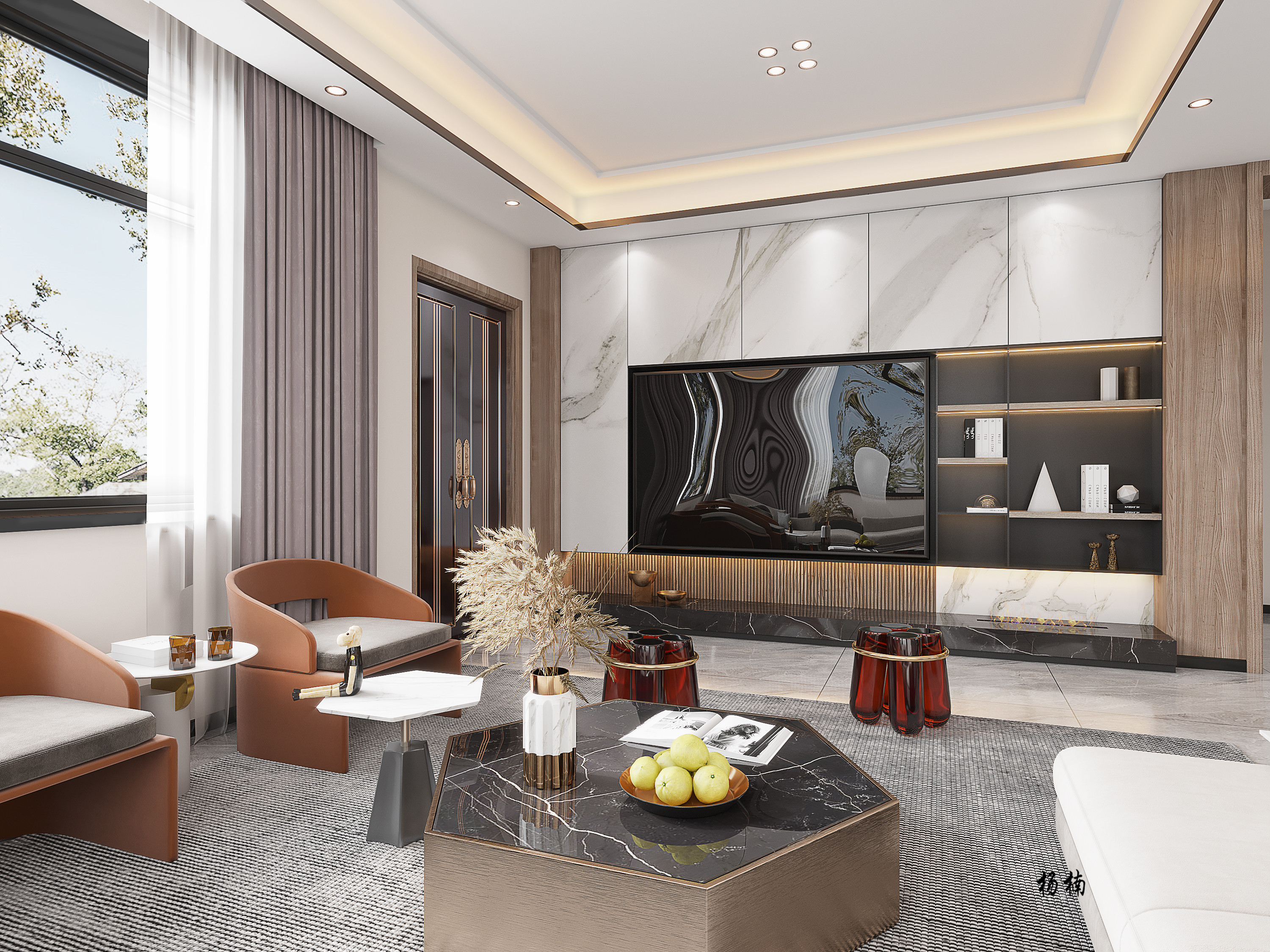 现代轻奢室内设计-3