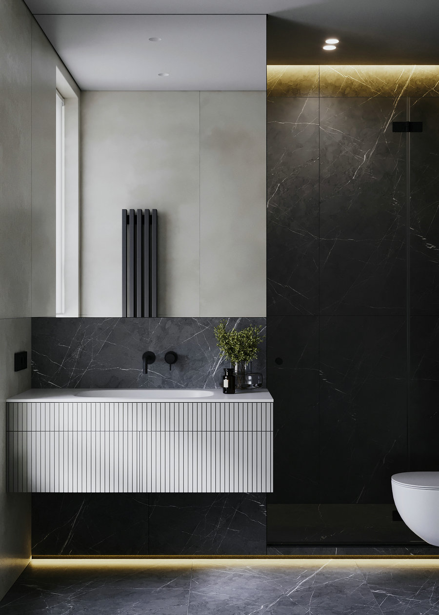 95㎡简约风公寓设计-21