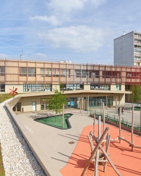 法国奥贝维利埃多功能教育中心丨Atelier Phileas