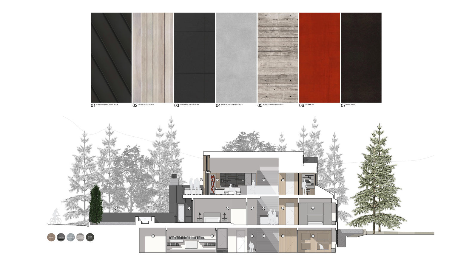 雪谷中的现代暖宅丨美国科罗拉多丨KAA-34