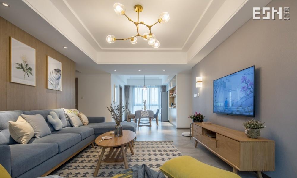 西安融侨城 110㎡北欧风旧房改造,自然舒适家居空间-0