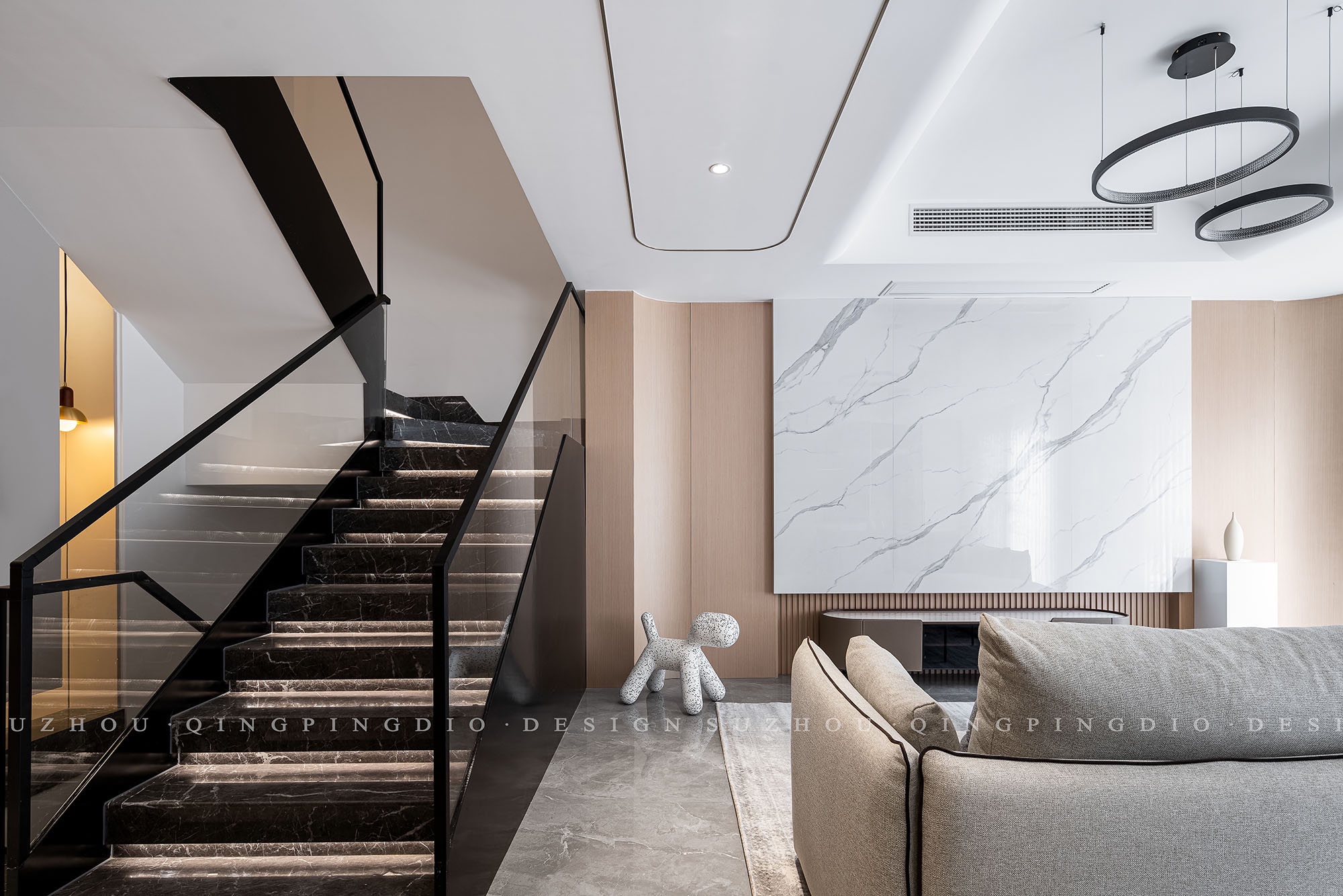 舟山白鹭湾花园丨中国舟山丨苏州清平调空间设计-13