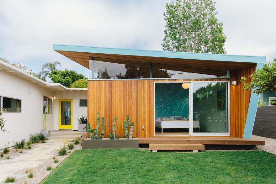 加州卡迪夫牧场现代海滨住宅-6