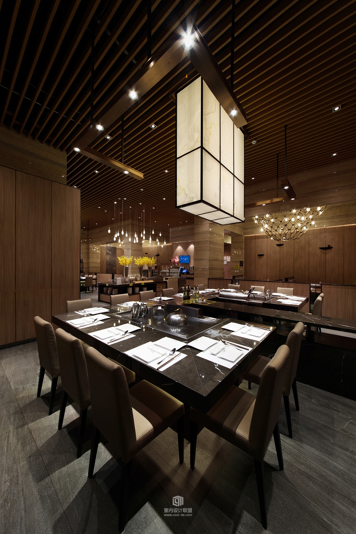 朗昇设计-【大渔铁板烧餐厅设计】为「渔」作水，毓灵动而泽-16