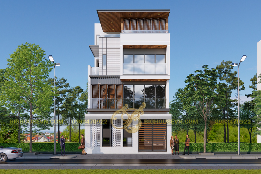 4 层 8m 现代样板街屋设计丨BIGHOUSE 建筑设计公司-14