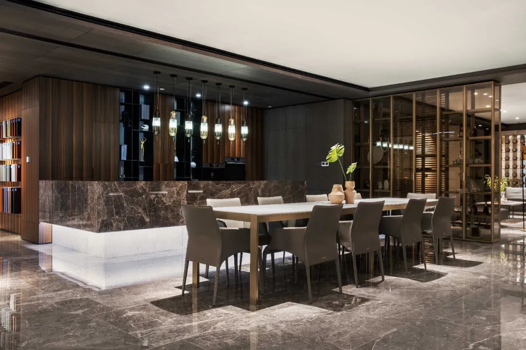 浙江宁波三雄木作展厅 | 木石交织的简约美学空间-26