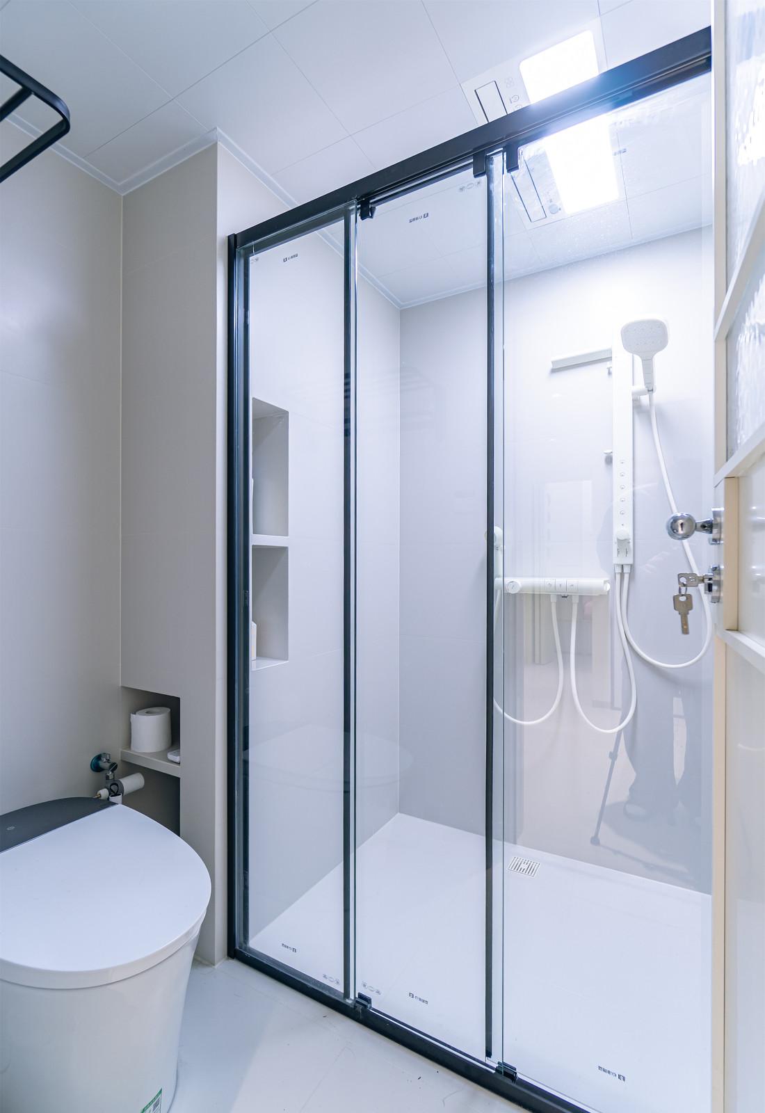 96㎡中古混搭风四居室装修-63