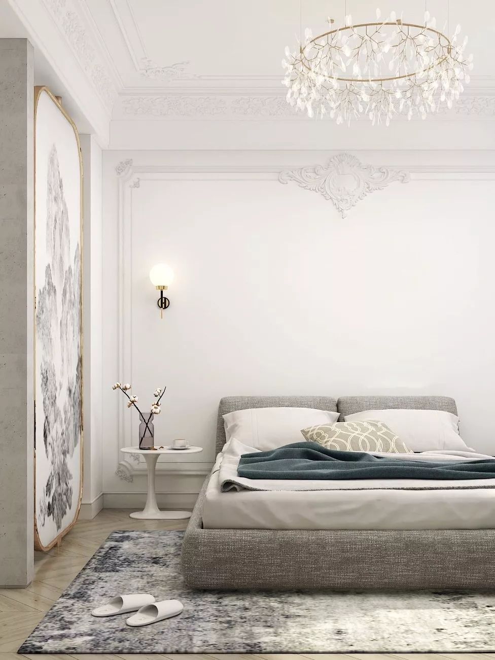 石膏线装饰的魅力 | 如何打造简欧风格的家-64