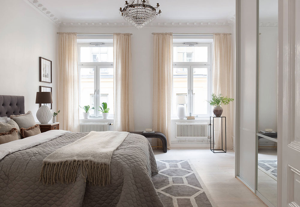 斯德哥尔摩白色优雅公寓-11