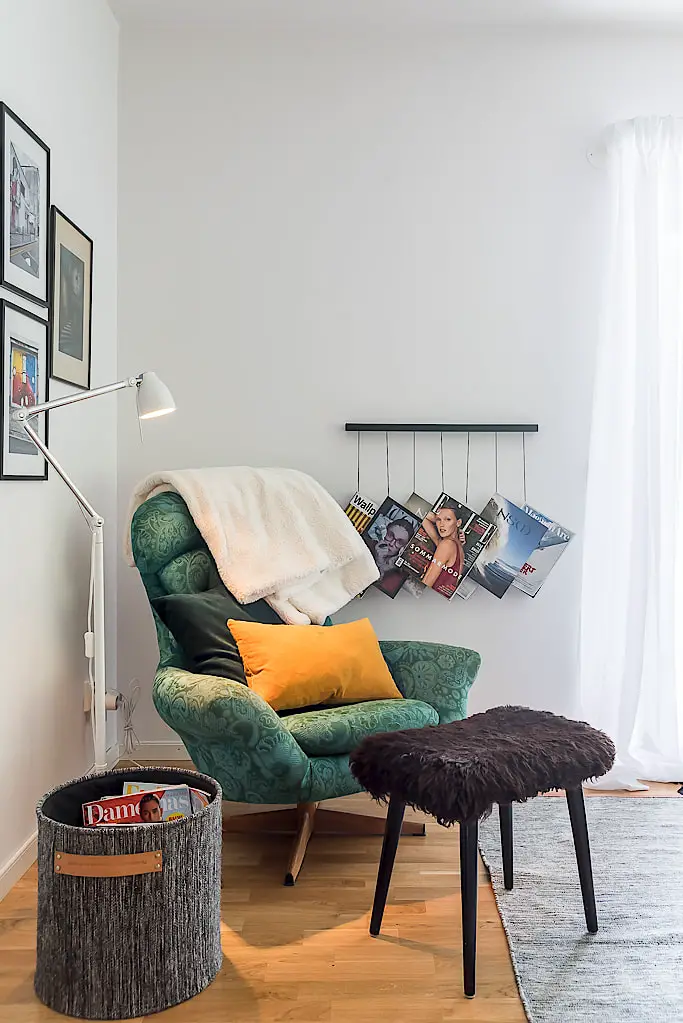 瑞典 81 平米公寓的半开放式厨房设计-9