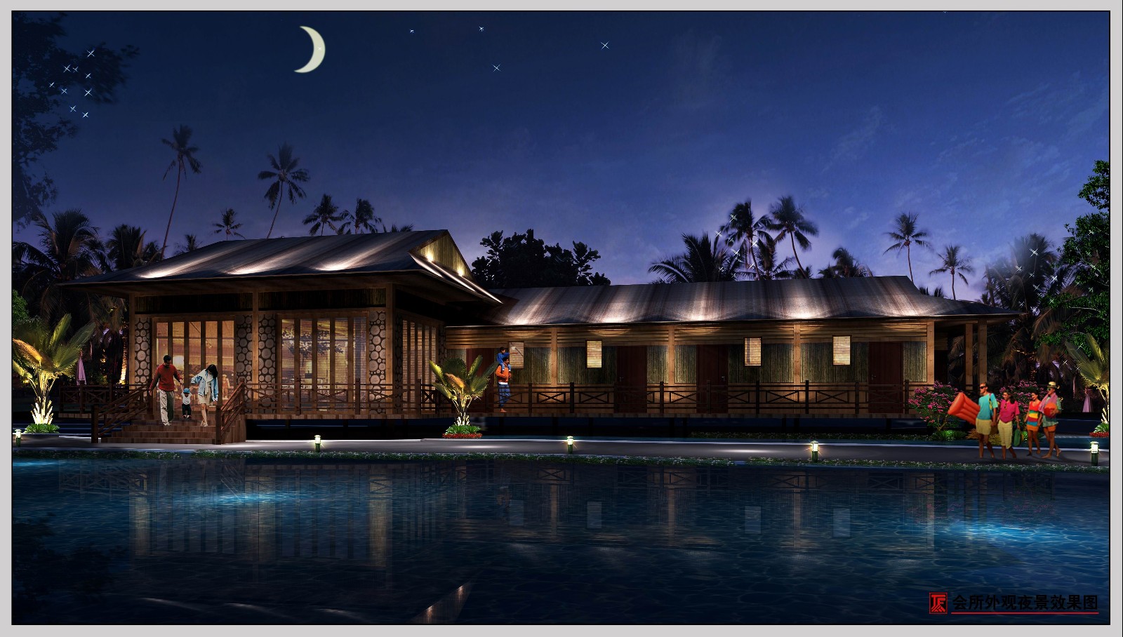 丽江醉溪楟会所会所 茅草屋 欣巴设计-3