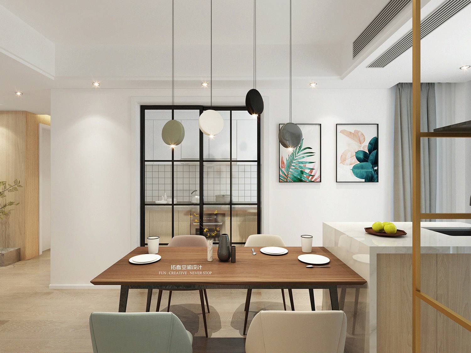 北欧风情的和泰城 125㎡小清新之家-23