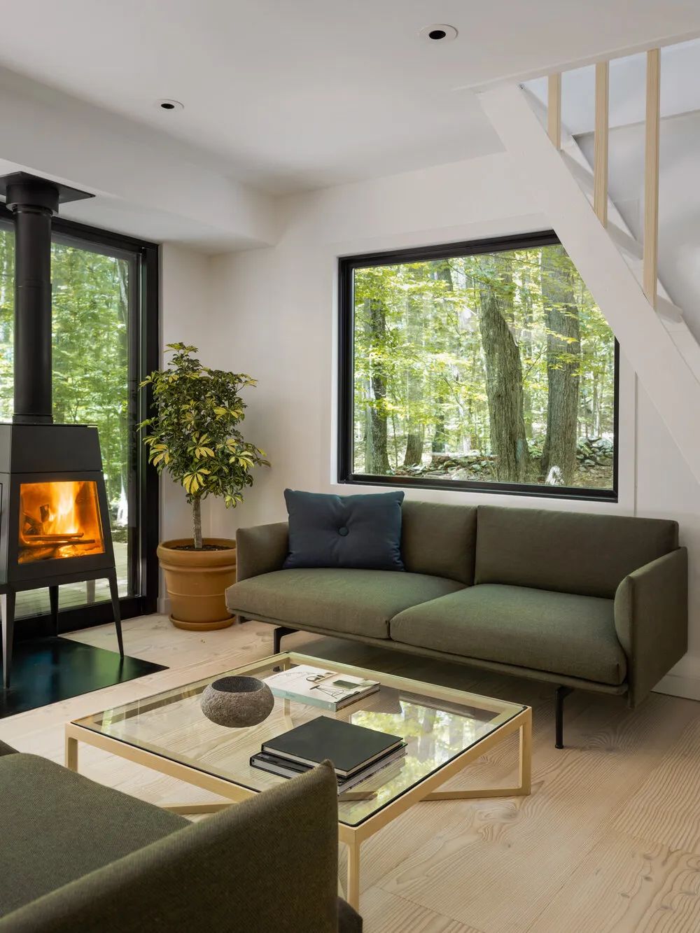 Cabin in the woods 树林里的质朴小屋丨美国纽约丨StewartSchafer-44