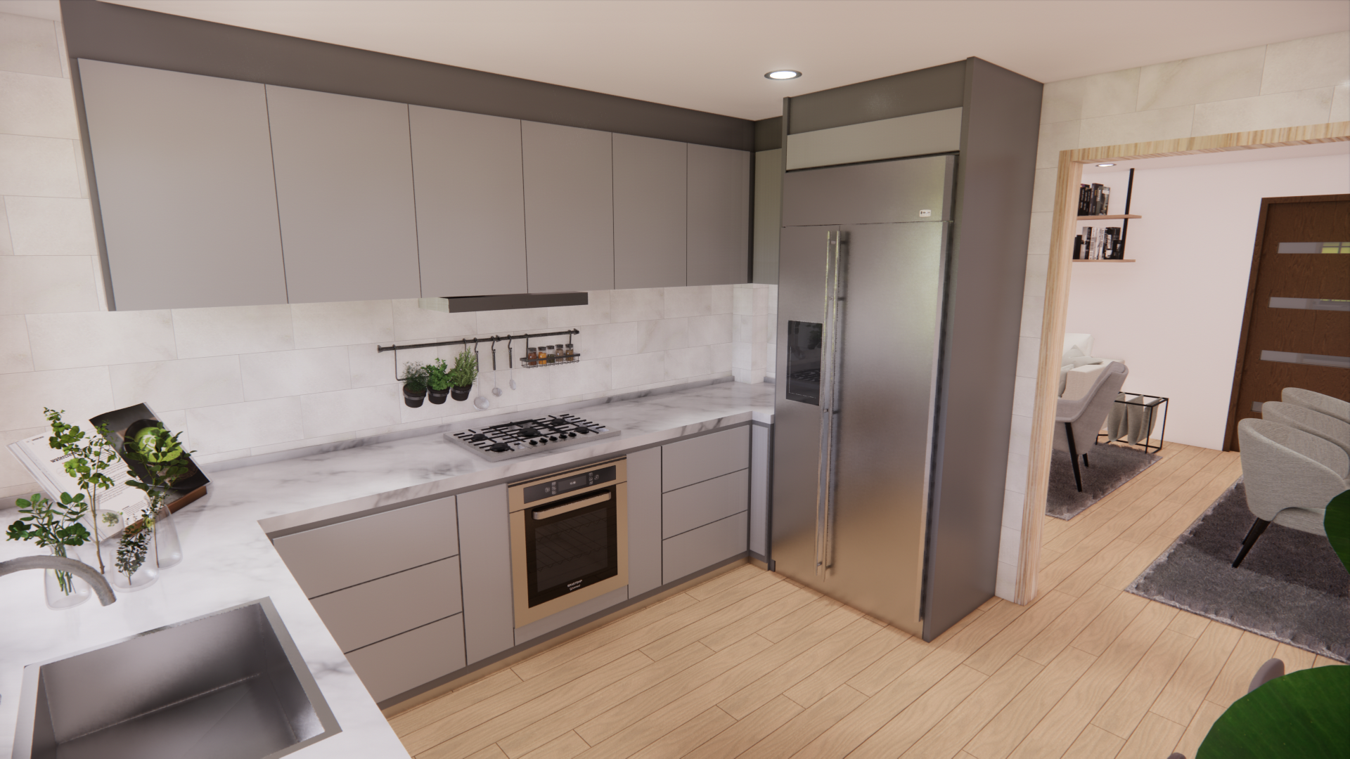 Residential/Commercial Building - 3D Modeling Project-21