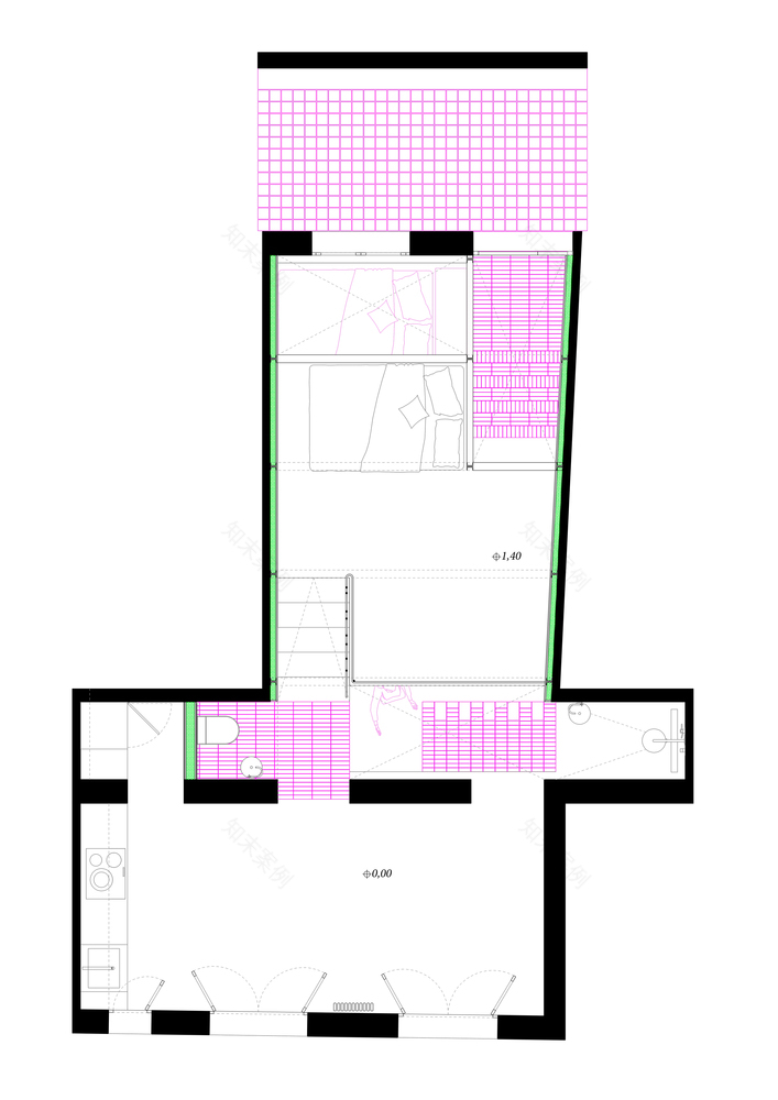 马德里 Cadarso House 的垂直空间艺术-34