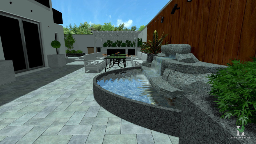 中型别墅(景观)丨Hesham Saleh-51