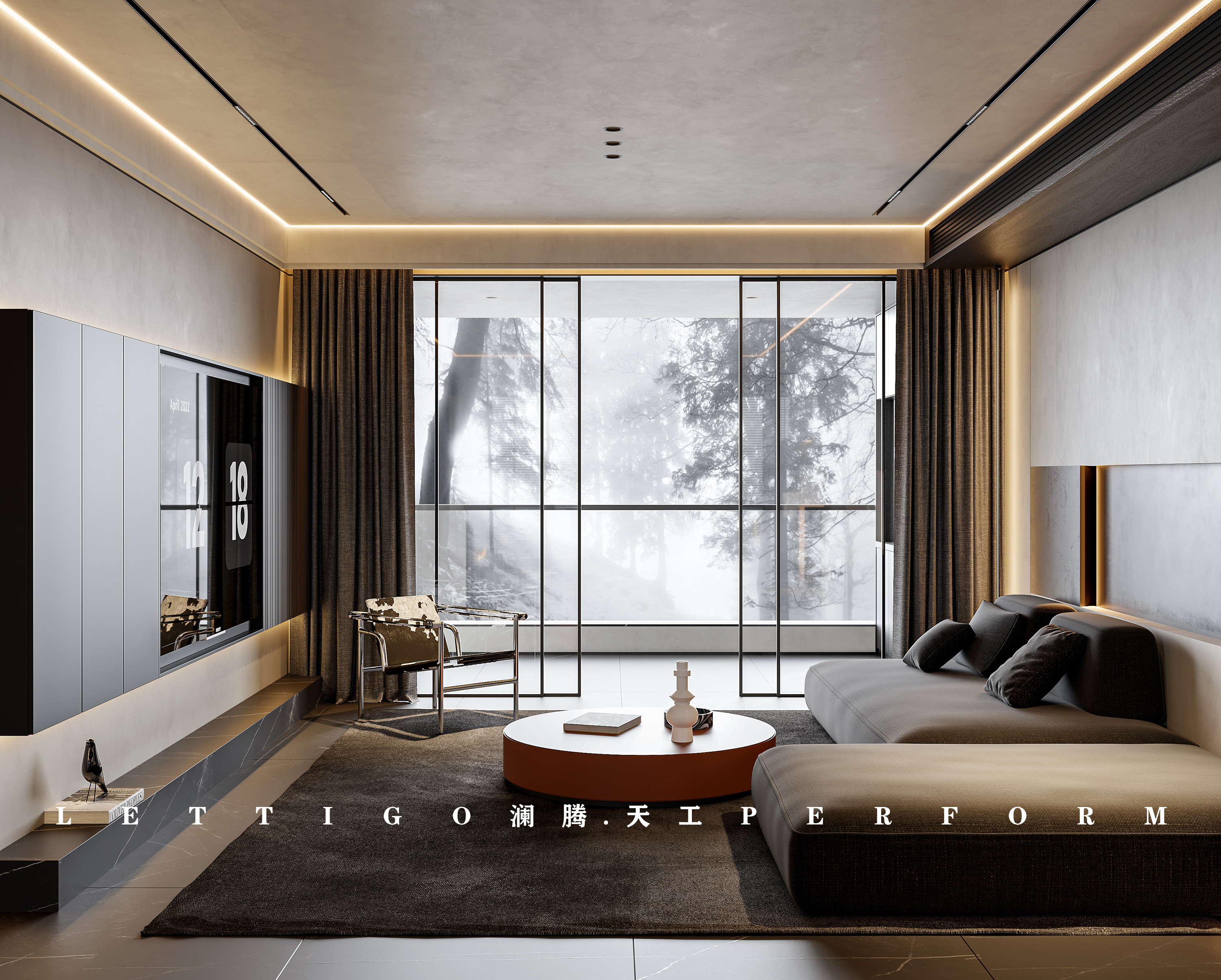 现代极简+暗黑调，形成高级感的居家名片-2