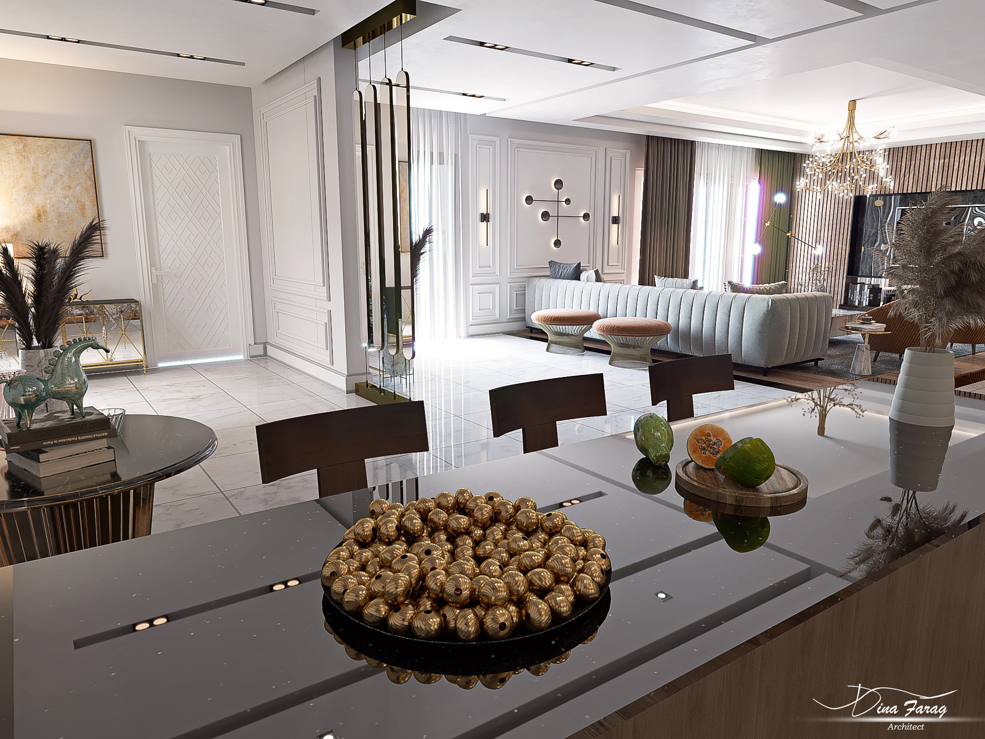 私人别墅丨也门丨DINA FARAG-27